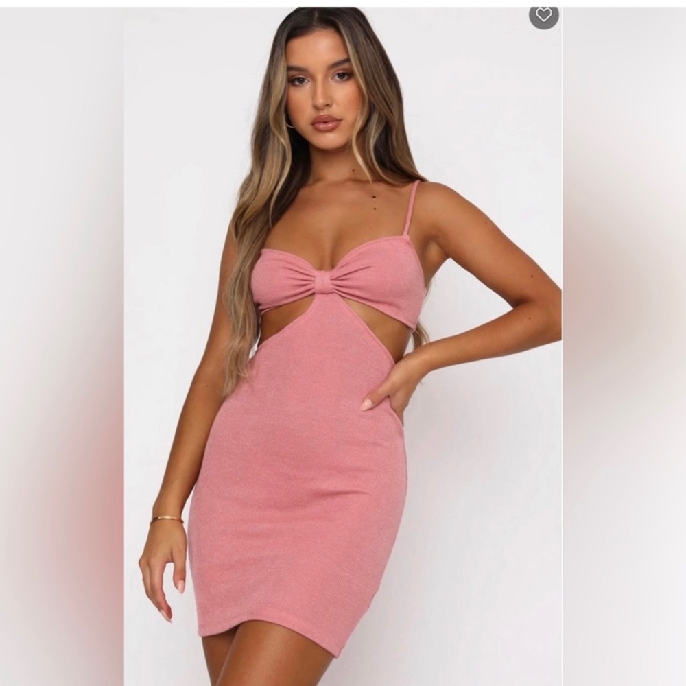 White Fox Boutique Cut Out Mini Dress